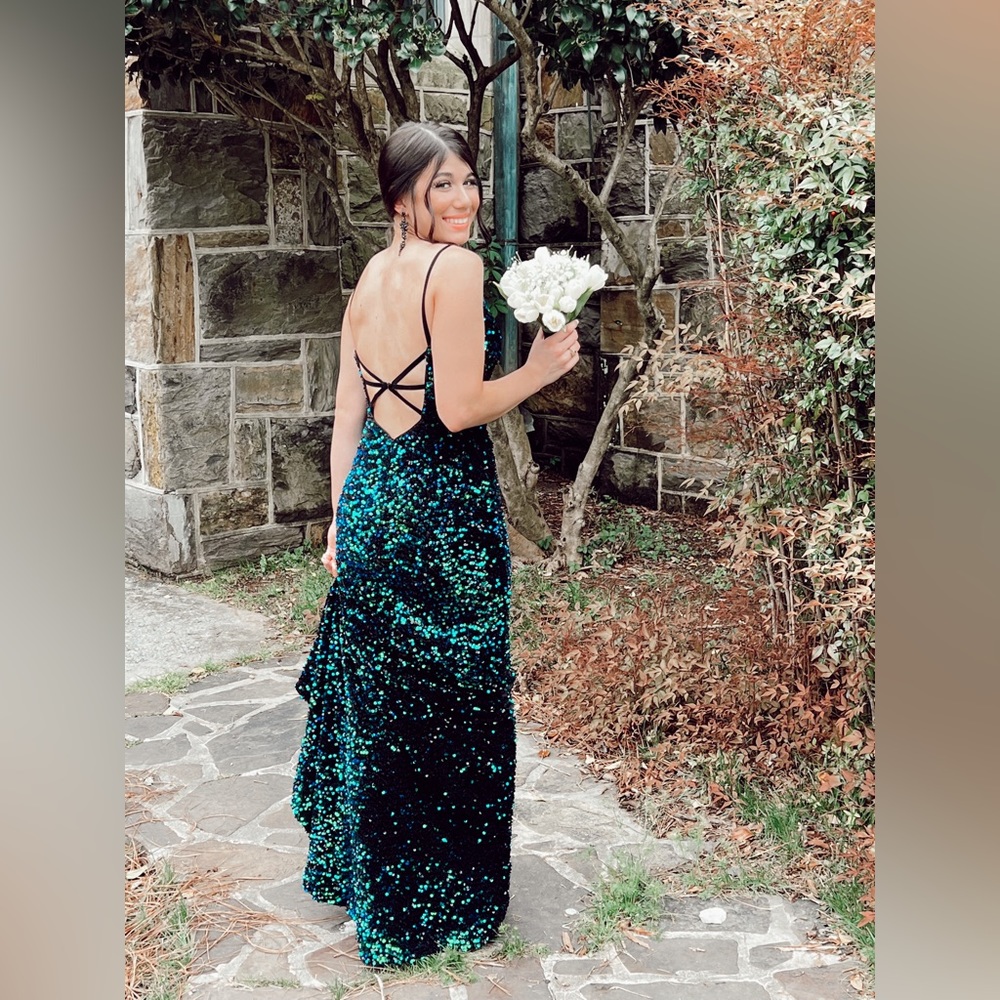 prom dress worn one time in perfect condition!! - Picture 2 of 2